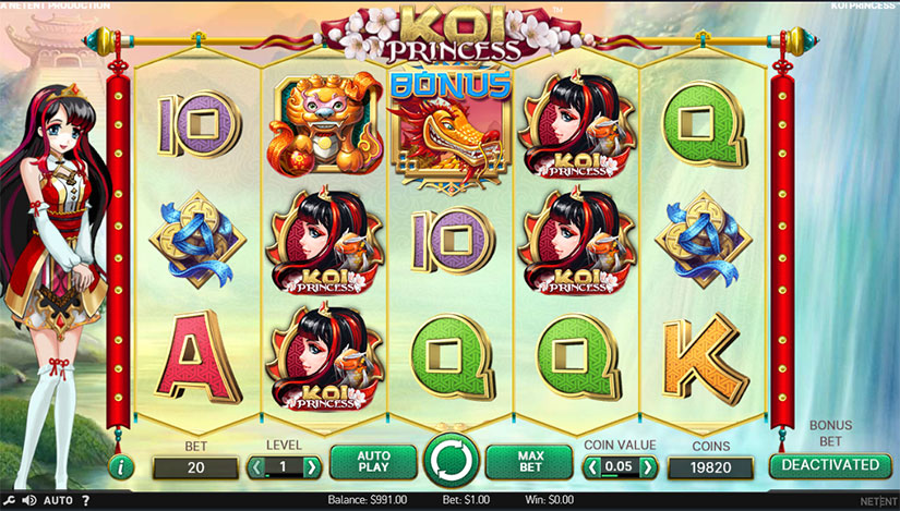 Koi Princess играть бесплатно онлайн. 