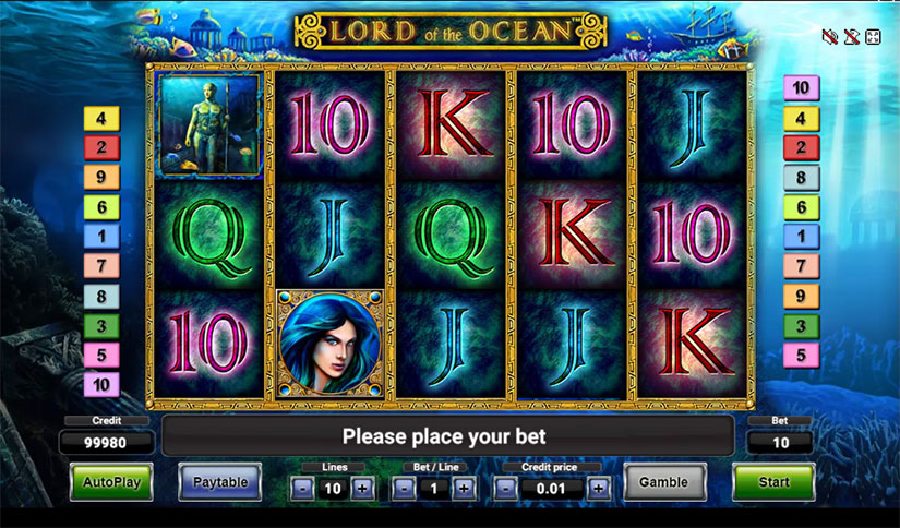 Lord of the Ocean играть онлайн бесплатно. 